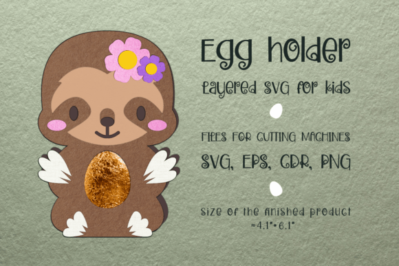 Crafting Joy: The Strategic Appeal of the Baby Sloth Easter Egg Holder for Modern Creators