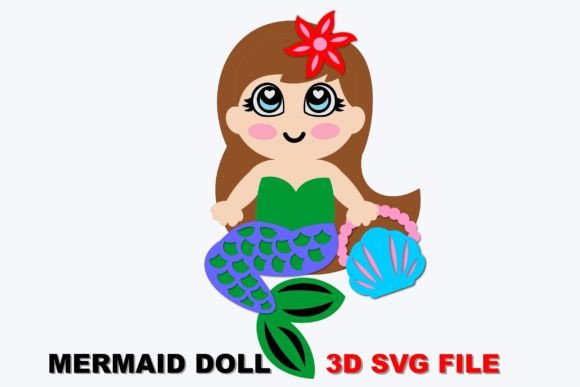 Crafting Magic with Mermaid Doll SVG Files