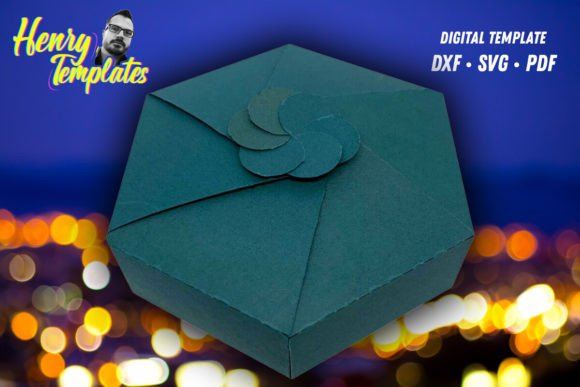 Creating the Perfect Compact 6-Sided Gift Box with SVG, DXF, and PDF Files