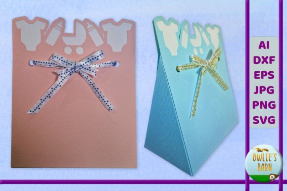 Cute Baby Favours Sachet Digital Template