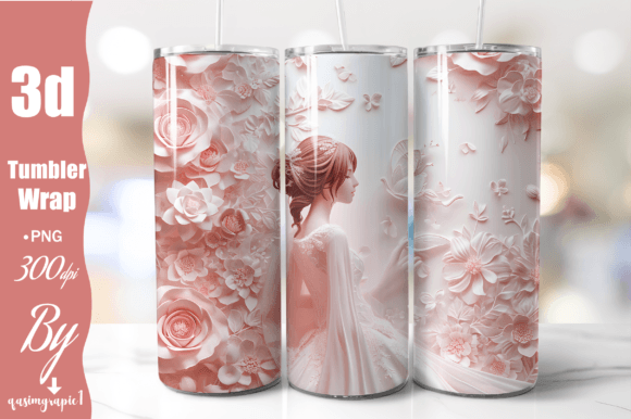 Elevating the Bridal Experience with a Premium Bride Tumbler 20oz PNG and Wedding Tumbler Design
