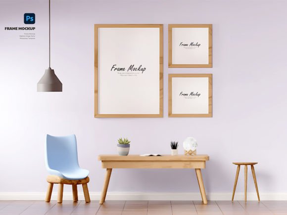 Evaluating the Mockup Frame with Kids Chair 3 Frame for Professional Design Presentation