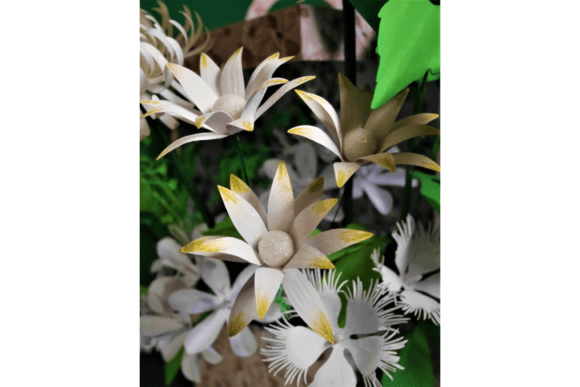Flannel Flowers: Crafting Serenity with Paper Elegance