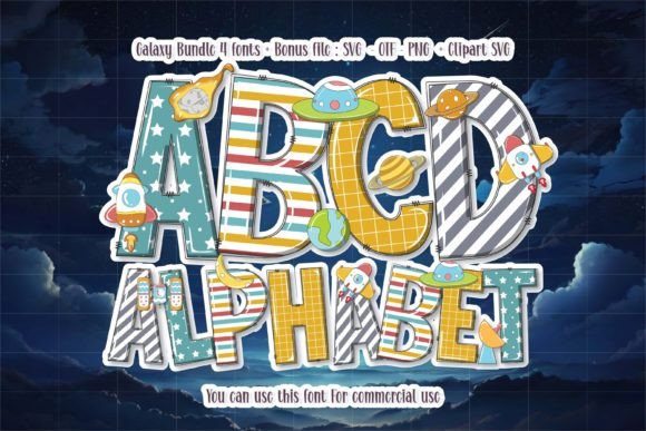 Galaxy Font: Elevate Designs with Cosmic Style