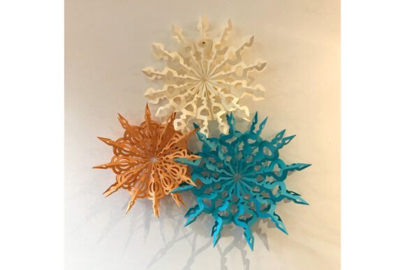 Giant Snowflakes: Create a Winter Wonderland