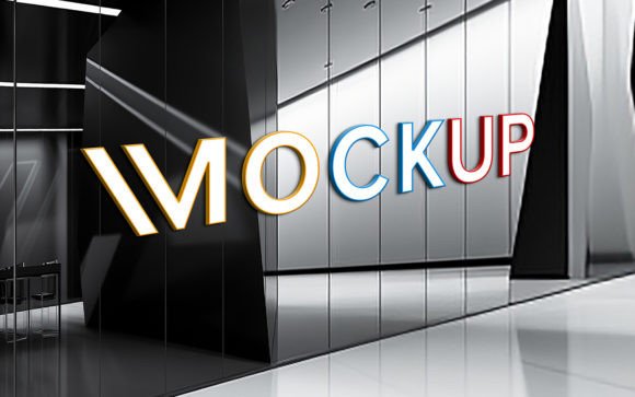 Glass Wall Logo Mockup PSD Guide