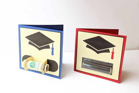 Graduation Cap Money Card SVG Guide