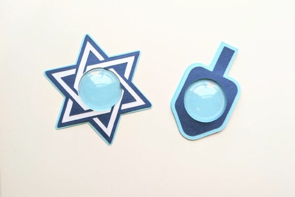 Hanukkah Candy Dome Holder SVG Duo