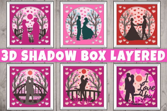 Integrating the Valentine Wedding Shadow Box Bundle into Your Creative Workflow