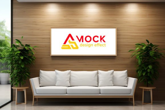 Mastering Visual Presentation with an Indoor Wooden Wall Frame Mockup