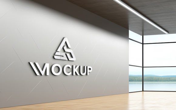 Strategic Brand Positioning with the Office Wall Logo Mockup Indoor PSD