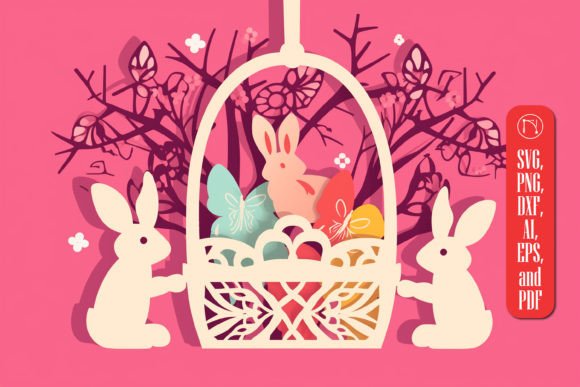 Strategic Craftsmanship: Leveraging the Butterfly Easter Basket Tags SVG Cut File for Brand and Personal Impact